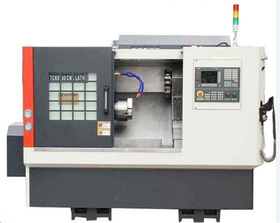 OEM China High Precision Automatic Slant Bed Linear Rail CNC Lathe Machine (TCK800)