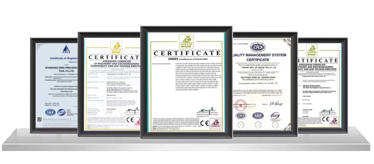 hydraulic press certificates